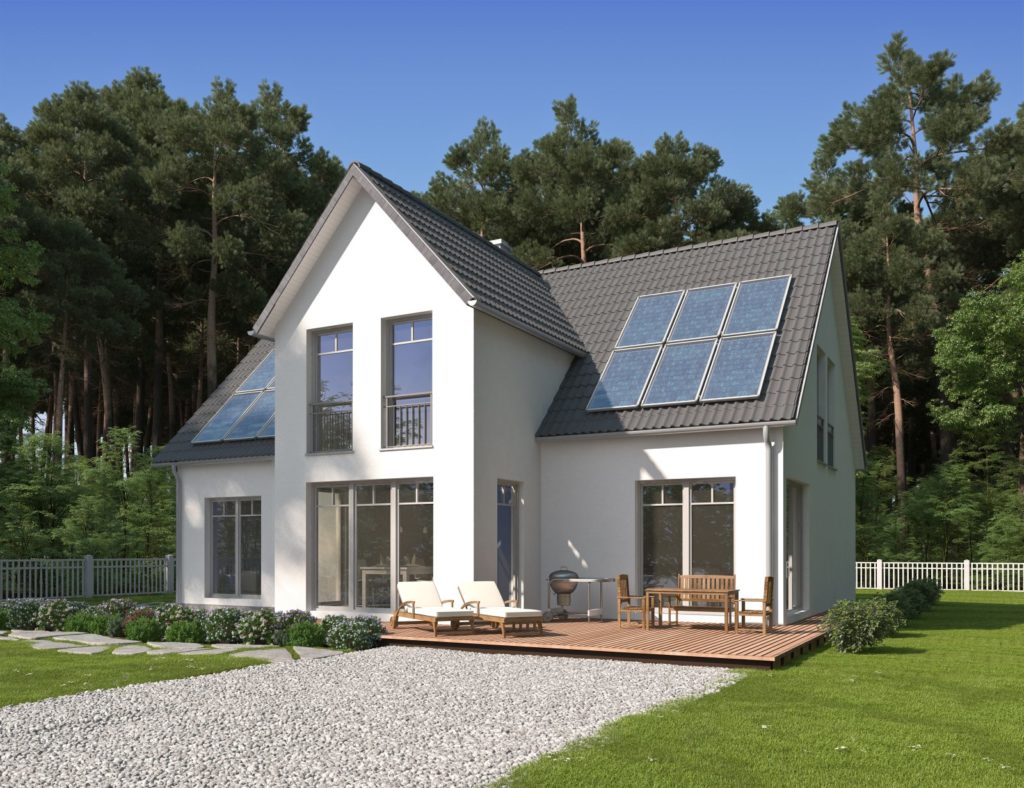 Solarstromanlage auf dem Dach